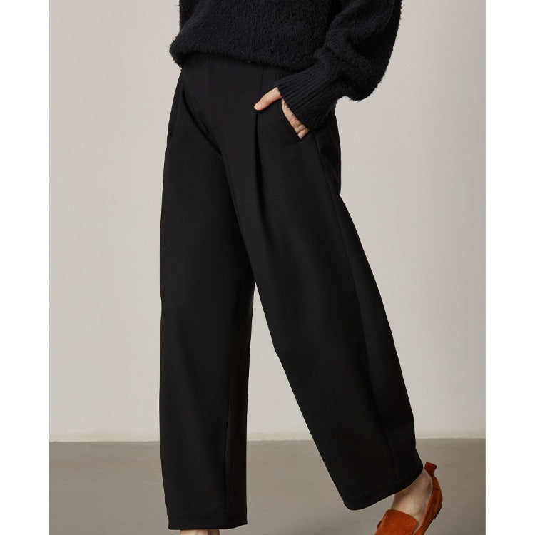 Damen Weit geschnittene High-Waist Anzughose Shop Nory