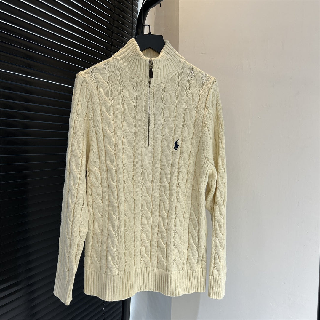 Damen Modischer Strickpullover mit Stehkragen Shop Nory