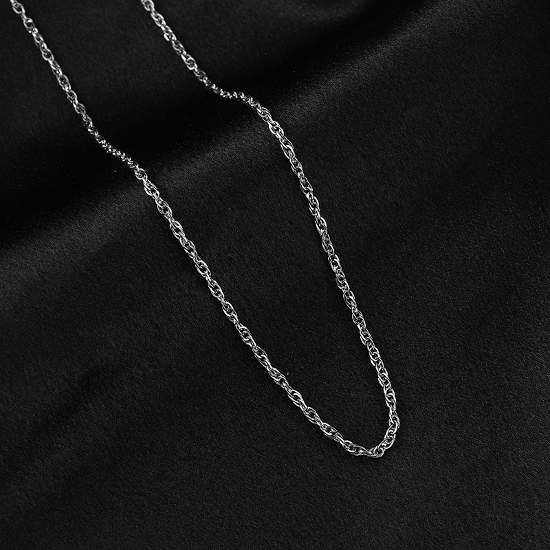 Damen Klassische Gold-Gliederkette Halskette Shop Nory