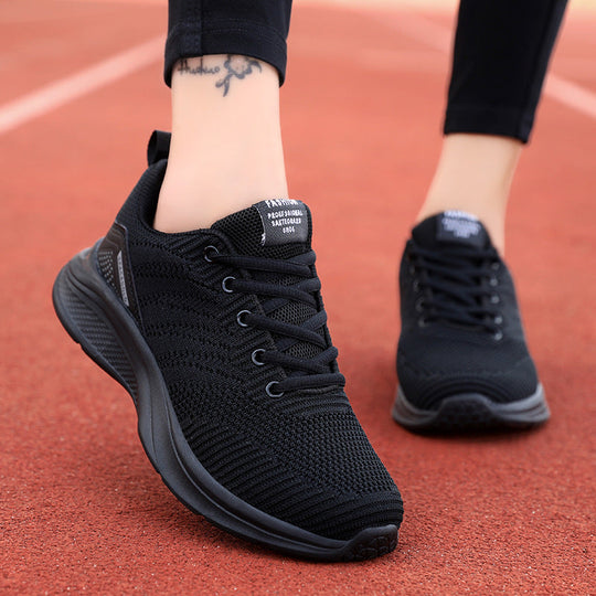 Damen atmungsaktive Performance-Laufschuhe mit dämpfender Sohle und flexiblem Obermaterial