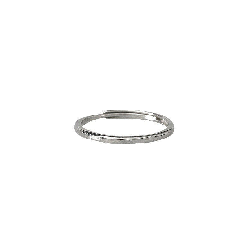 Damen zierlicher Edelstahlring mit polierter Oberfläche Shop Nory