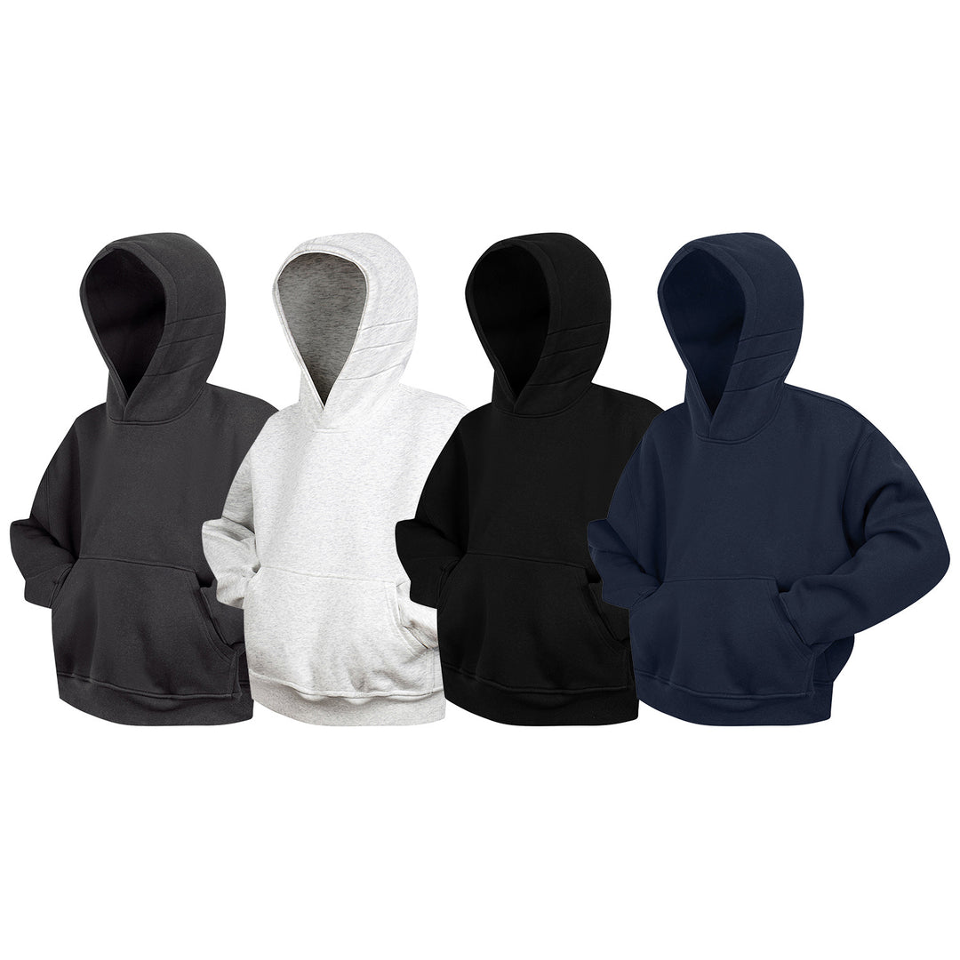 Unisex Oversize-Kapuzenpullover mit Kängurutasche und gerippten Bündchen Shop Nory