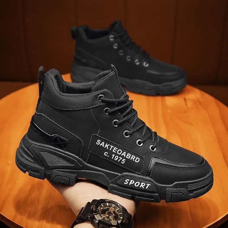 Herren Sportliche High-Top Sneakers mit robustem Profil