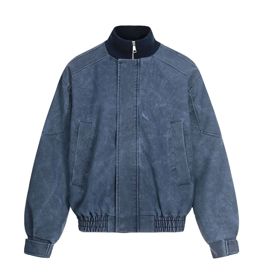 Herren Kurzboxy Blouson aus Cordstoff mit hohem Rippkragen und elastischem Saum Shop Nory
