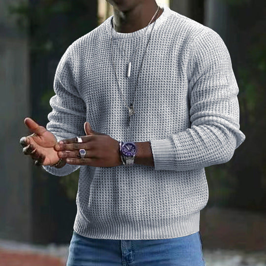 Herren Strukturierter Pullover