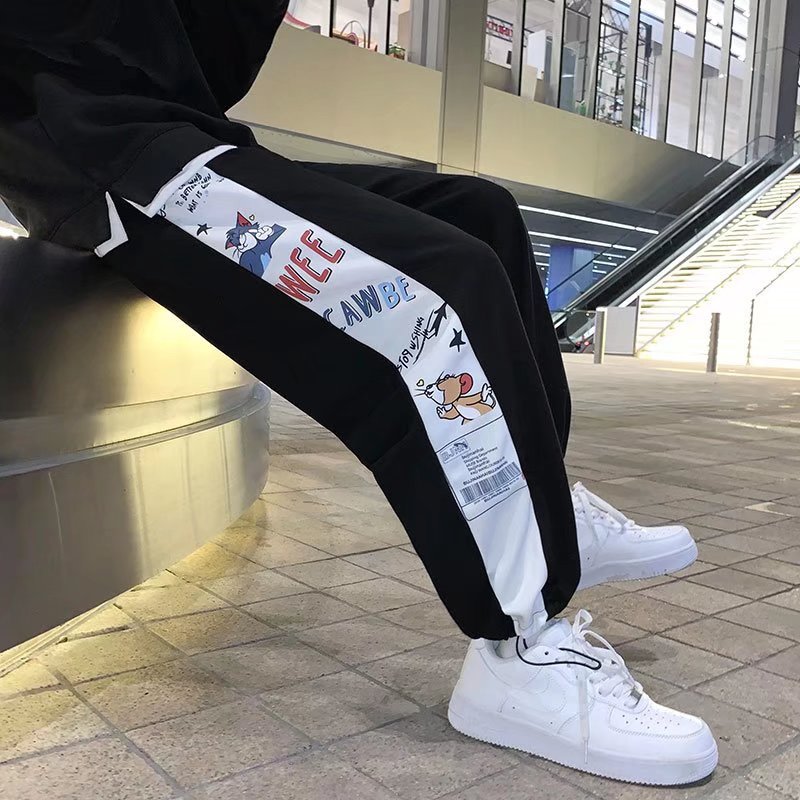 Damen Modische Jogginghose mit kreativem Grafikdruck Shop Nory