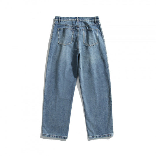 Damen Hochtaillierte Jeans mit Bundfalte, geradem Schnitt und weitem Bein Shop Nory