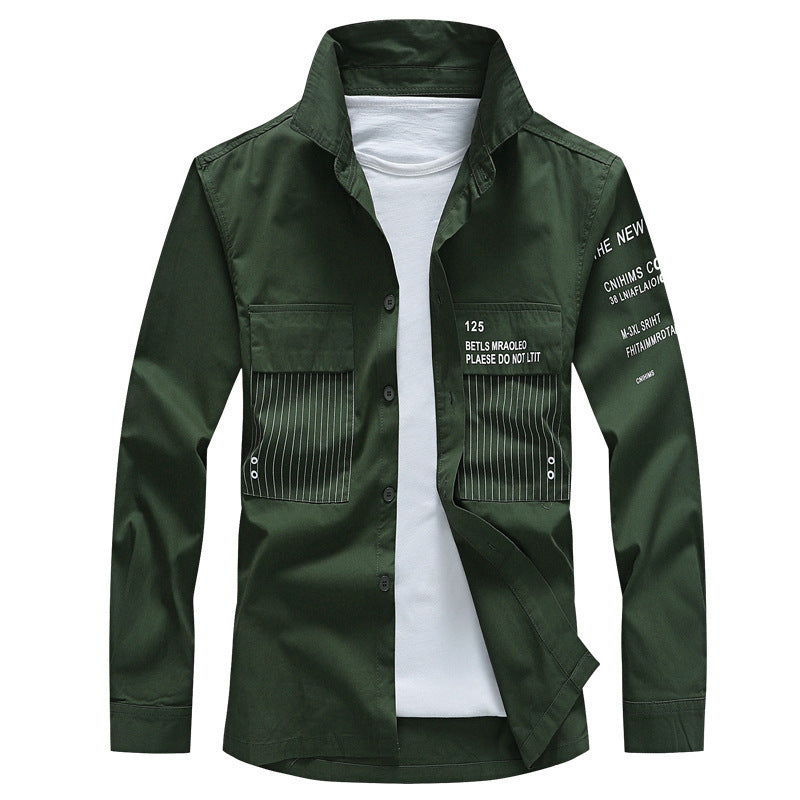 Herren Moderne Utility-Hemdjacke Shop Nory