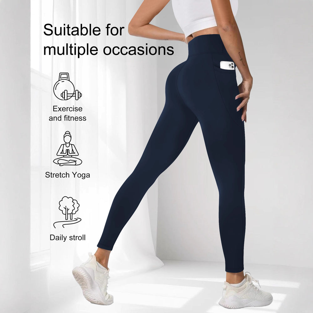 Damen Formende High-Waist Leggings mit Seitentasche und stützendem Stretch Shopy Nory