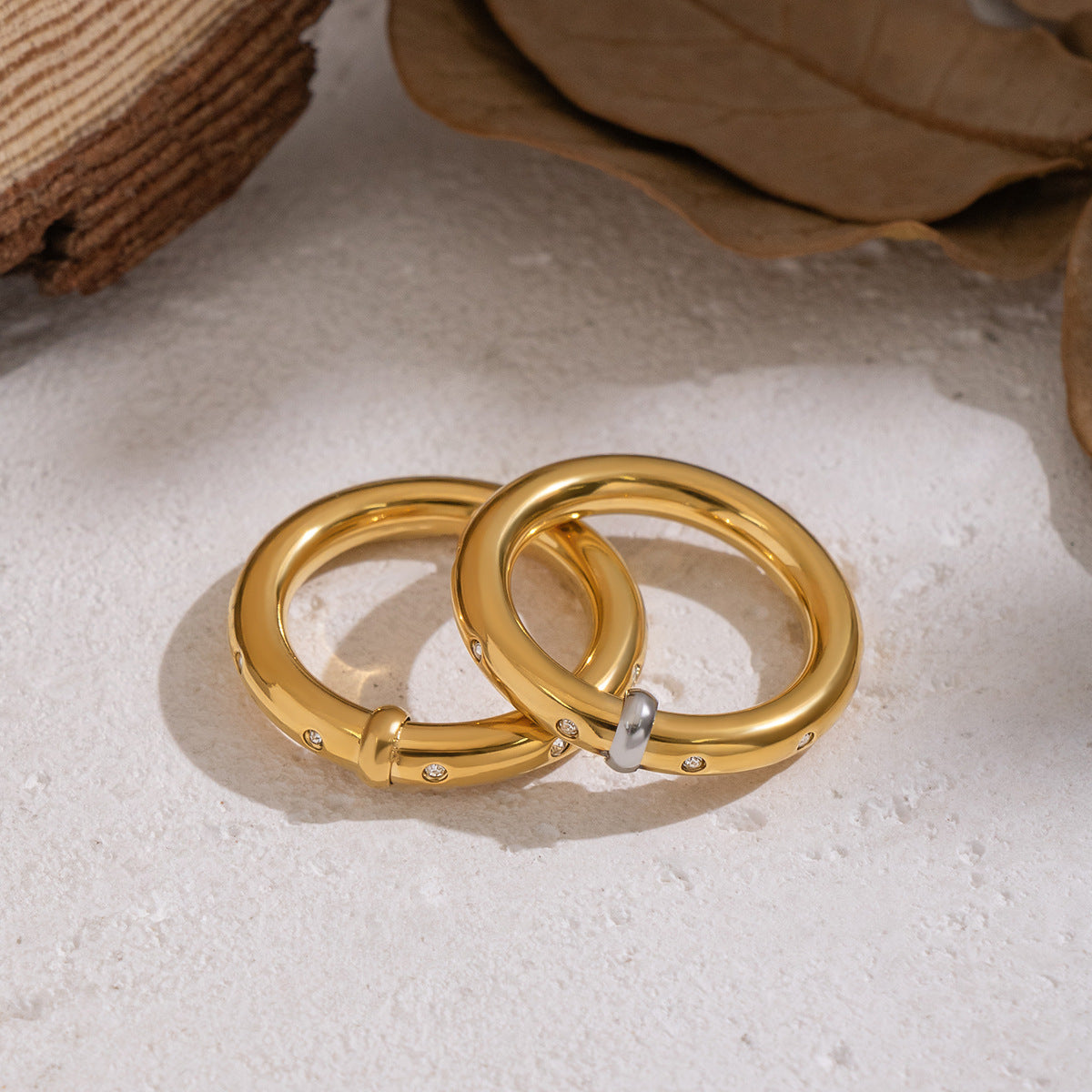 Damen Edelstahlring mit Zirkonia-Shop Nory