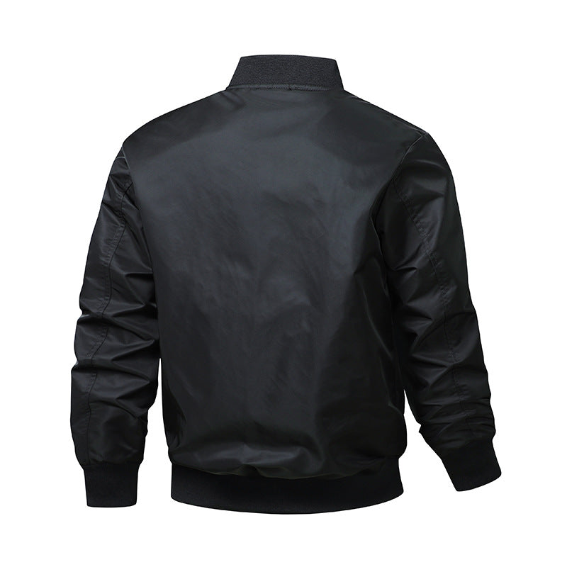 Herren Urbaner Nylon-Bomber mit Utility-Ärmeltasche und leichter Thermoisolierung Shop Nory