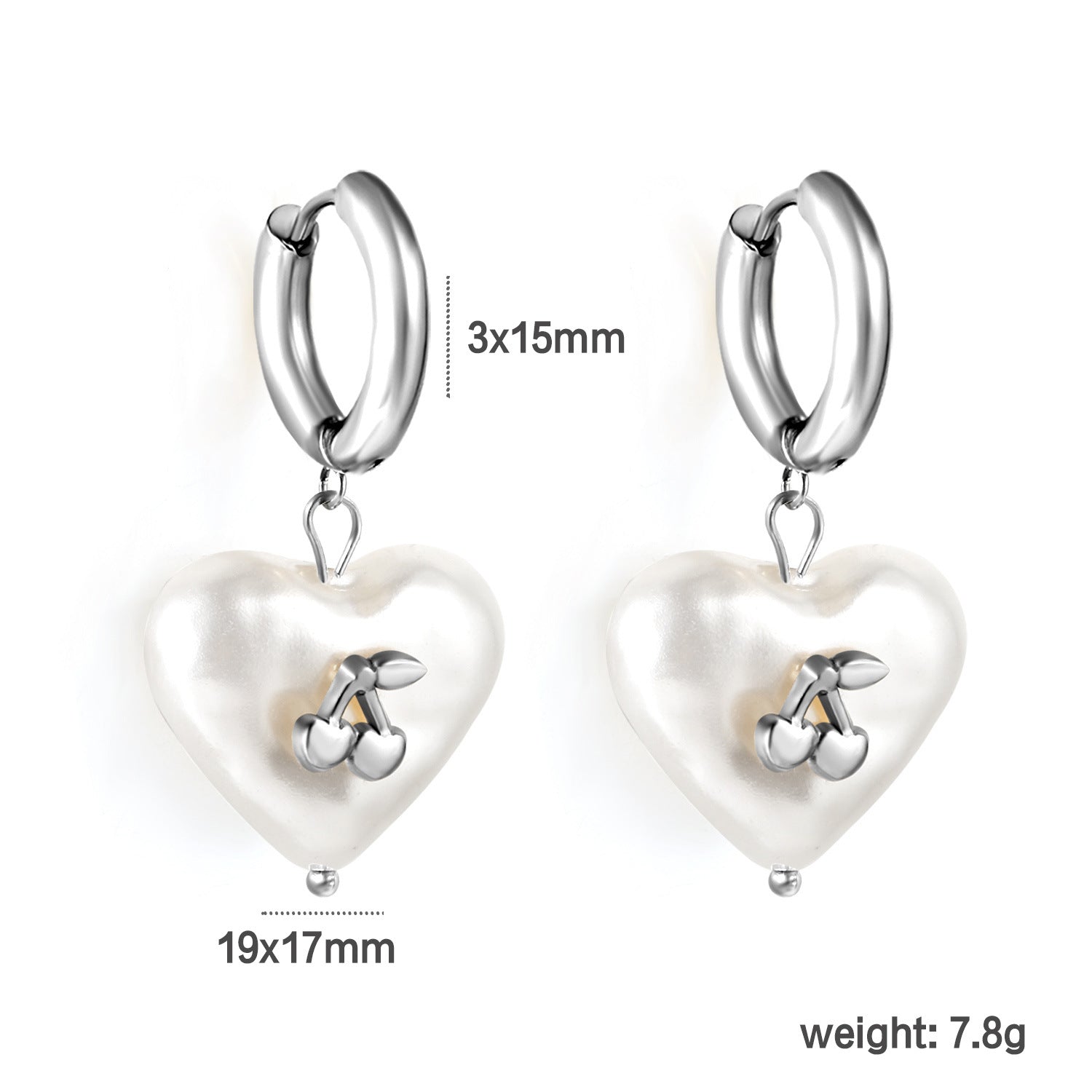 Damen Creolen mit funkelnden Kristallen und modernem Design Shop Nory