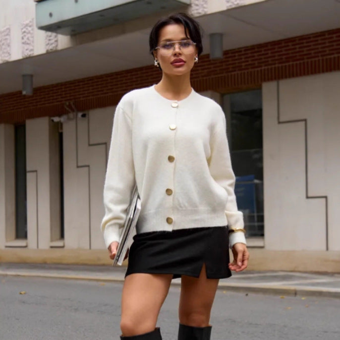 Damen Glamouröser Strickcardigan Shop Nory