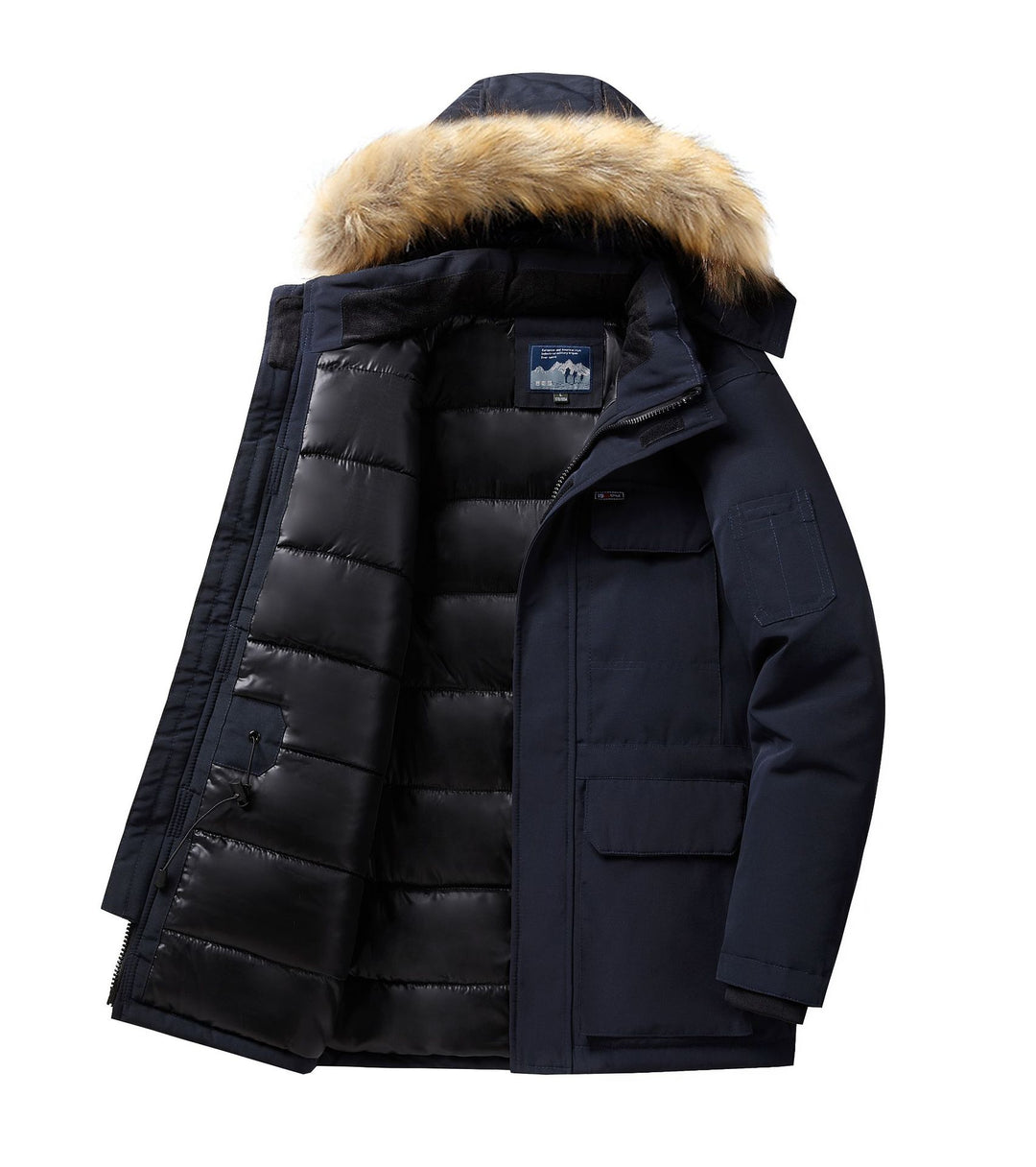 Herren Expedition-Parka mit abnehmbarer Kapuze und Kunstfellbesatz Shop Nory