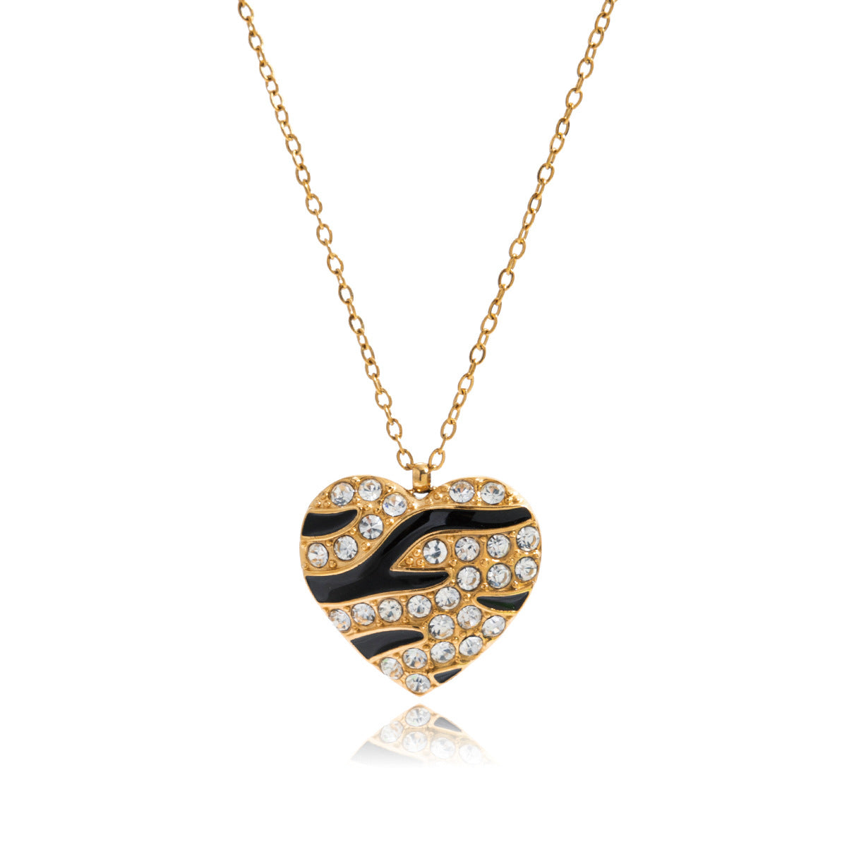 Damen elegante Halskette aus hypoallergenem Edelstahl mit luxuriösen Perlendetails Shop Nory
