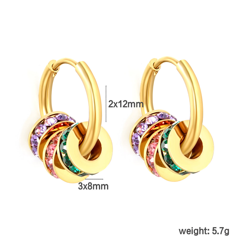 Damen Creolen mit filigranem Design und funkelnden Zirkonia Shop Nory