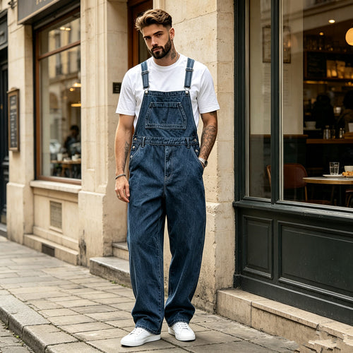 Herren Lässige Jeanslatzhose Shop Nory