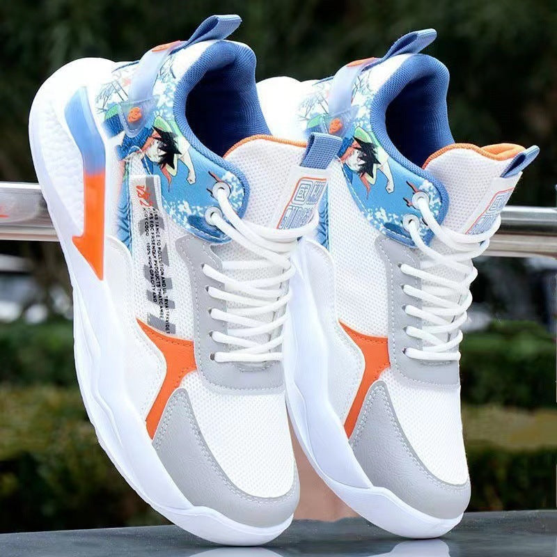 Herren Sportliche High-Top Sneakers mit detailliertem Grafikdesign Shop Nory