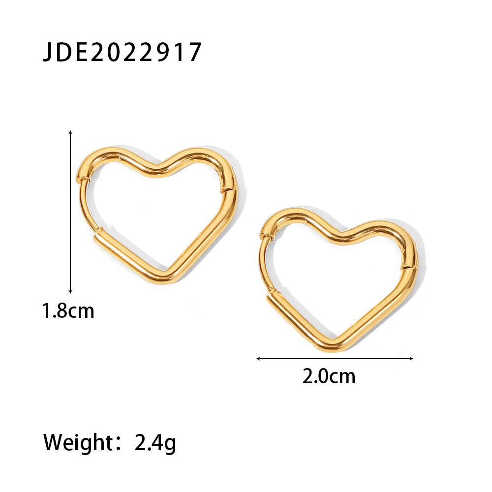 Damen Ohrhänger im modernen U-Design aus hypoallergenem Edelstahl Shop Nory