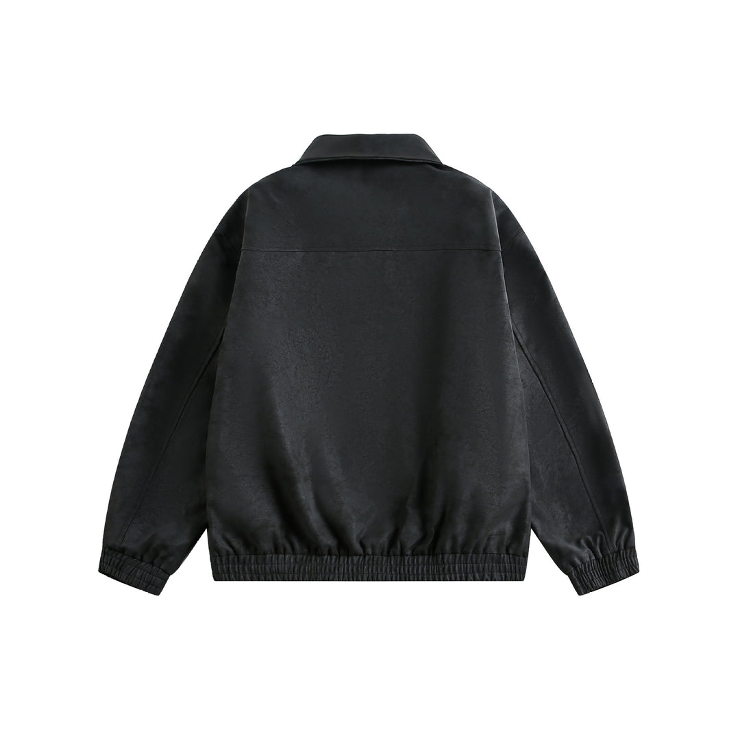 Damen Kurz geschnittene Boxy‑Übergangsjacke mit Hemdkragen und Gummizugsaum Shop Nory