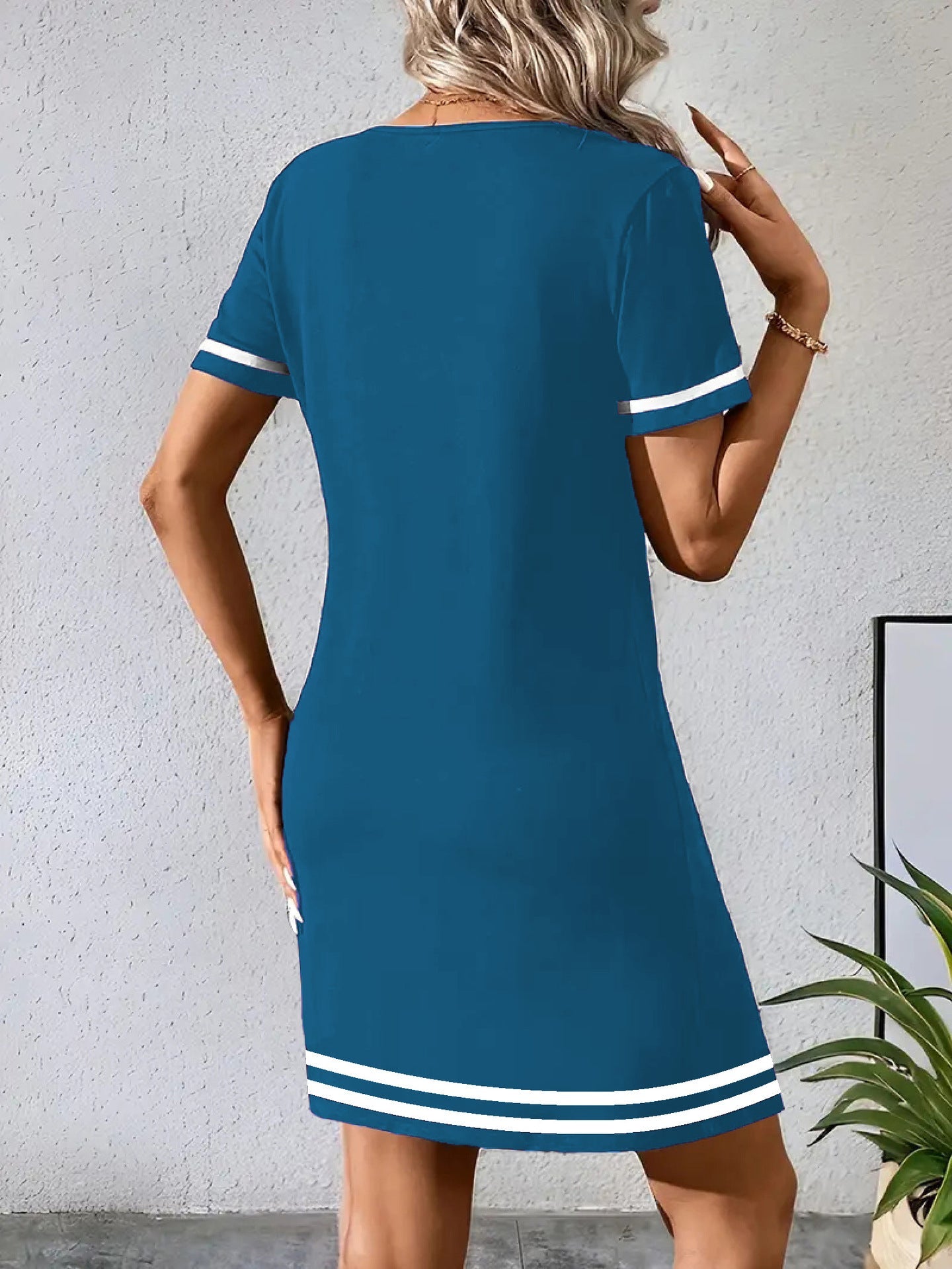 Damen Sportliches Freizeitkleid Shopnory
