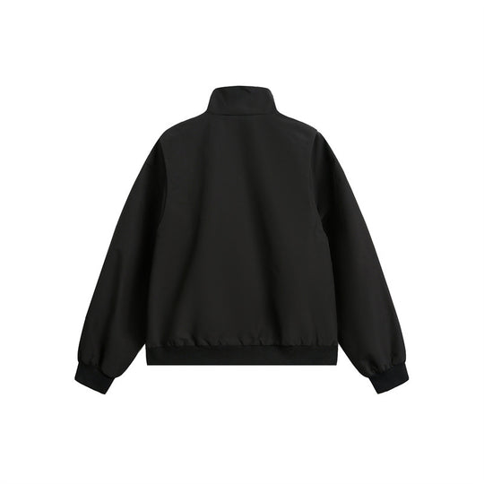 Herren Urbaner Microfaser-Blouson mit Stehkragen, verdeckter Knopfleiste und Reißverschlusstaschen Shop Nory