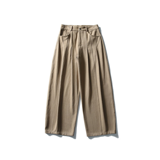 Damen Hochtaillierte Culotte-Hose mit sichtbarer Bügelfalte und weitem Cropped‑Bein Shop Nory