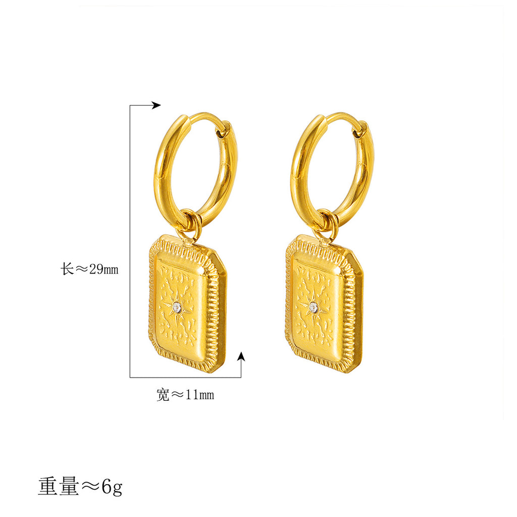 Damen Ohrhänger mit elegantem, geometrischem Anhänger Shop Nory