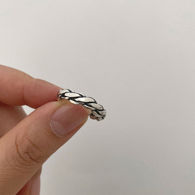 Damen stilvoller Ring mit facettiertem Design Shop Nory