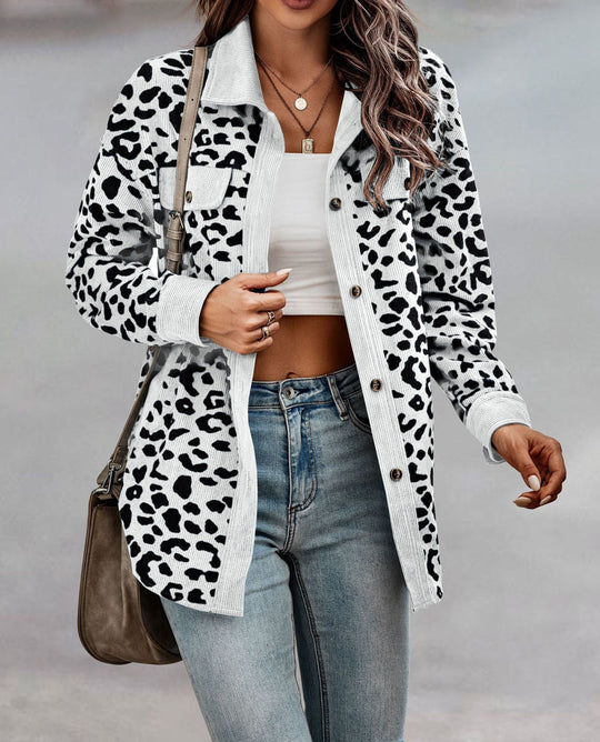 Damen lässige und modische Karo-Jacke