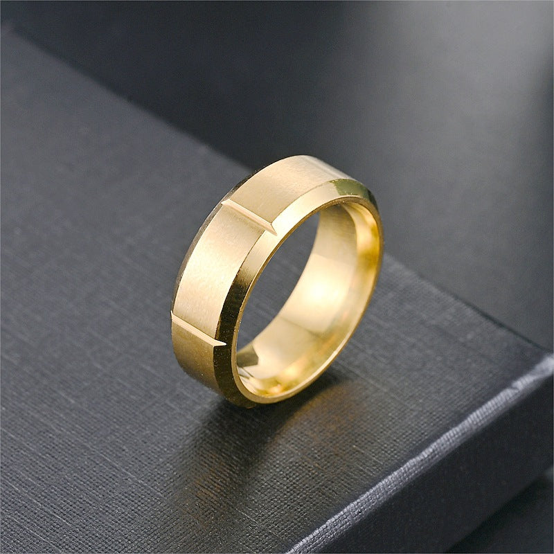 Herren Ring mit modernem, strukturierten Design Shop Nory