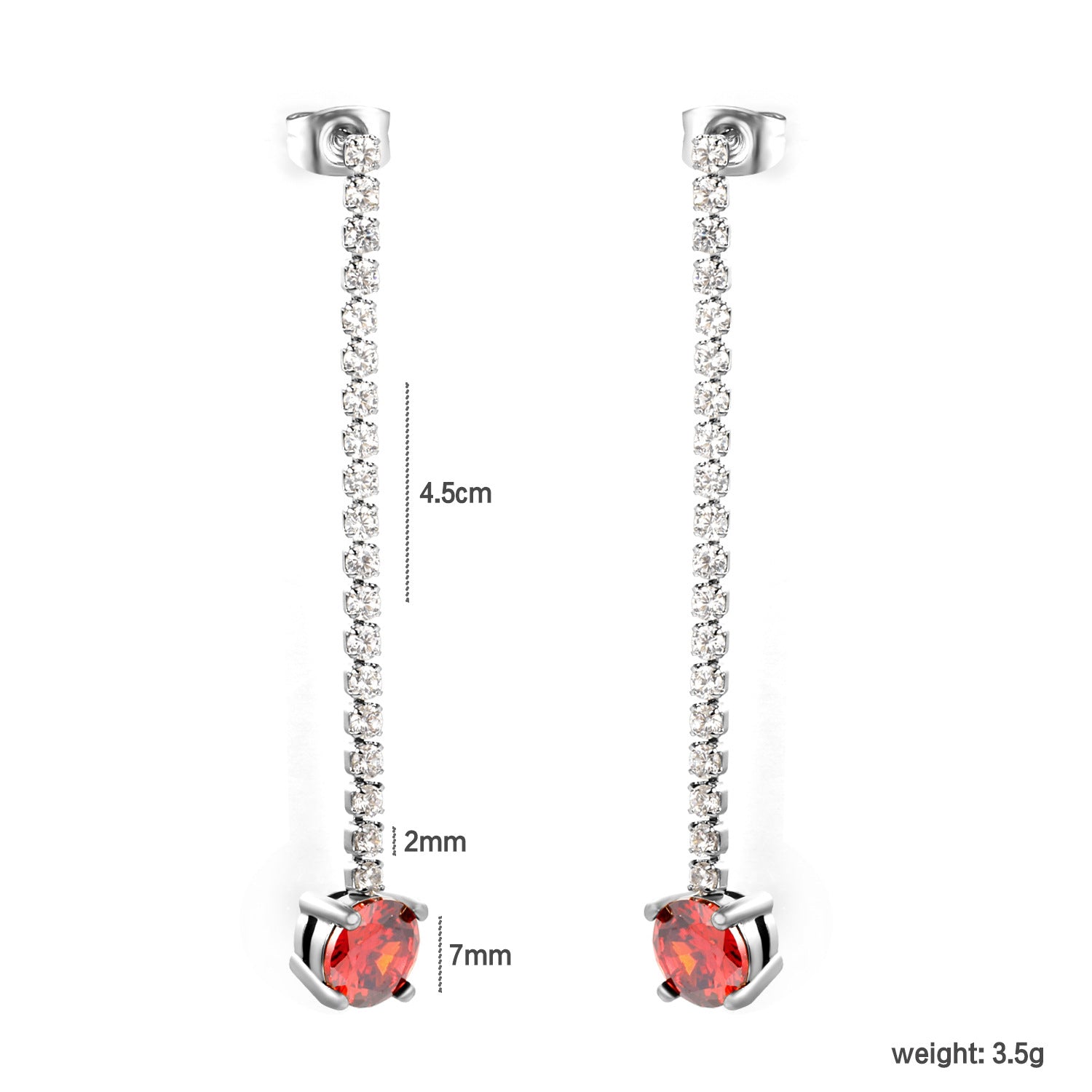 Damen Hängende Ohrstecker mit funkelnden Kristallen und eleganter goldplattierter Verarbeitung Shop Nory