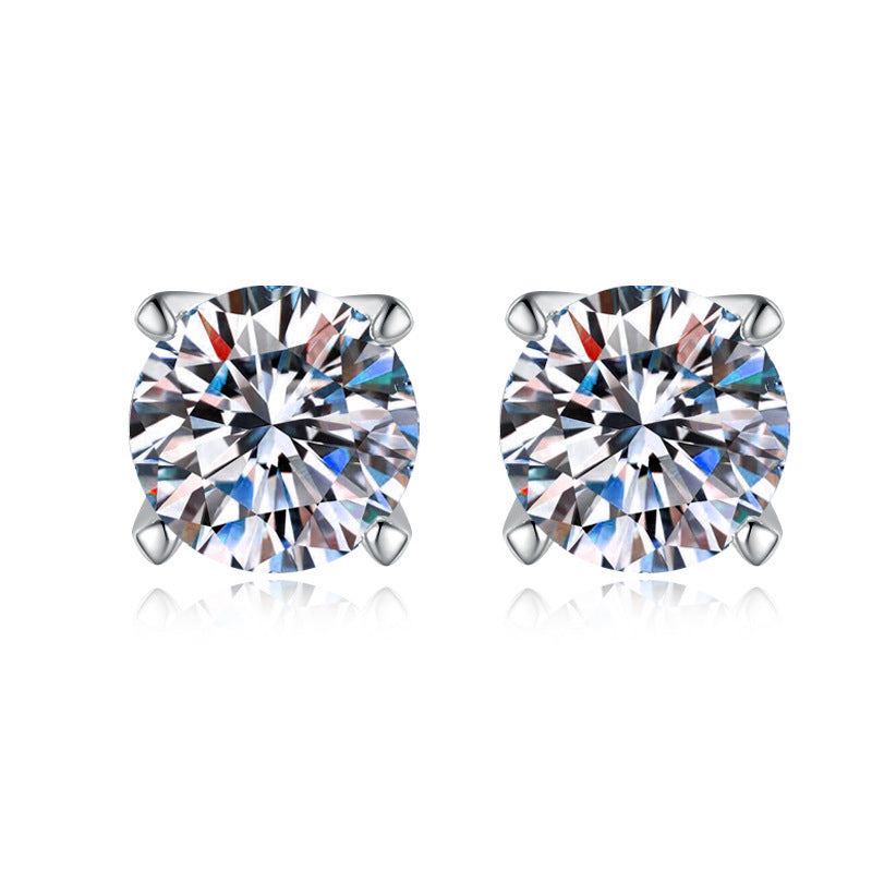 Damen Ohrstecker mit strahlend gelben Zirkonia und eleganter Fassung Shop Nory