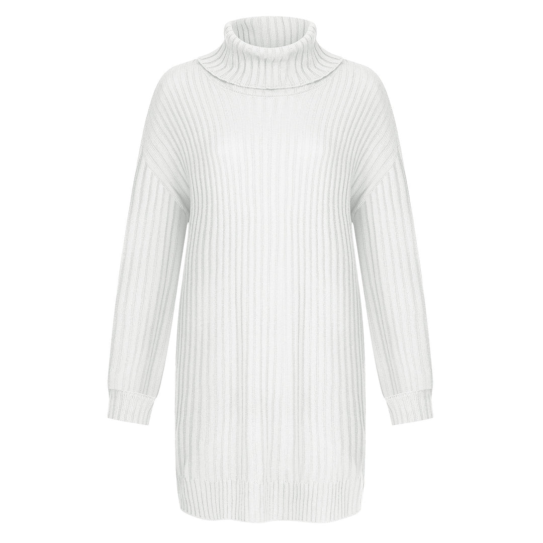 Damen Gerippter Rollkragen-Tunika mit kastigem Oversize-Schnitt Shop Nory