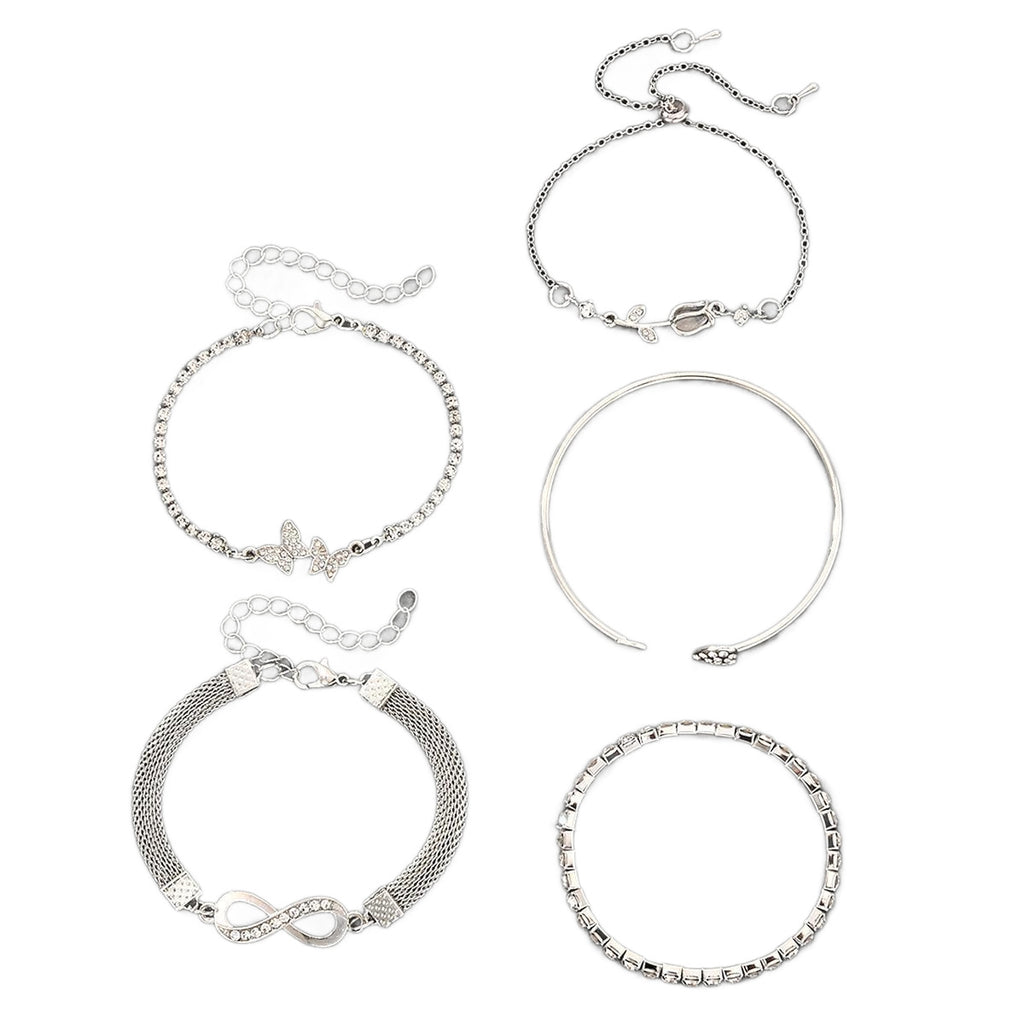 Damen Armreif-Set mit funkelnden Details und verschiedenen Designs Shop Nory