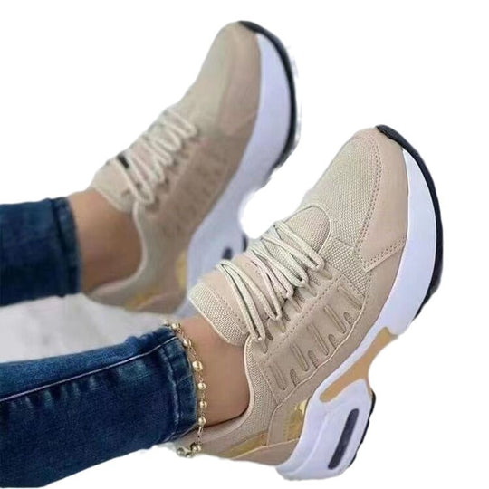 Damen Chunky-Plateau-Sneaker mit luftgepolsterter Sohle und atmungsaktivem Mesh-Obermaterial Shop Nory