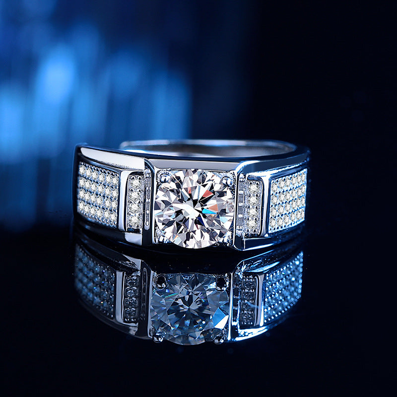 Damen Ring mit funkelndem Zirkonia-Akzent und modernem Design Shop Nory