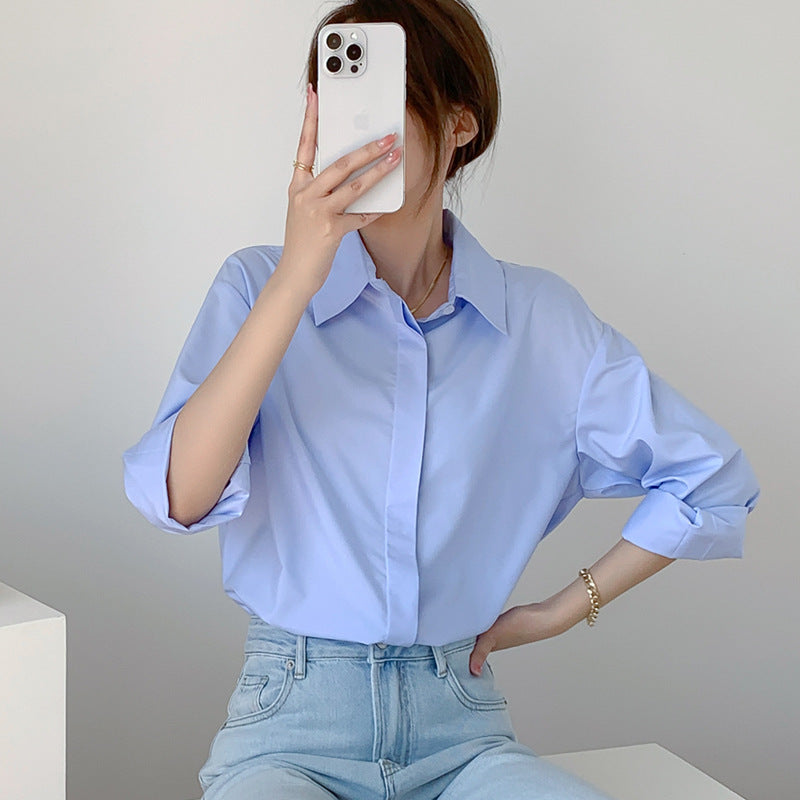 Damen Stilvolle Oversized Bluse Shop Nory
