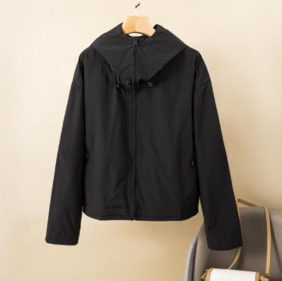 Damen Leichte wasserabweisende Kapuzenjacke Shop Nory