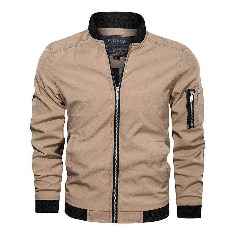 Herren Modische Bomberjacke mit funktionalen Taschen Shop Nory