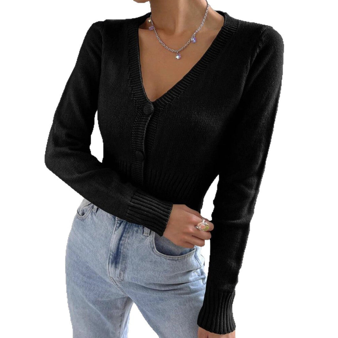 Damen Kurzstrickjacke mit feinem Rippstrickdesign