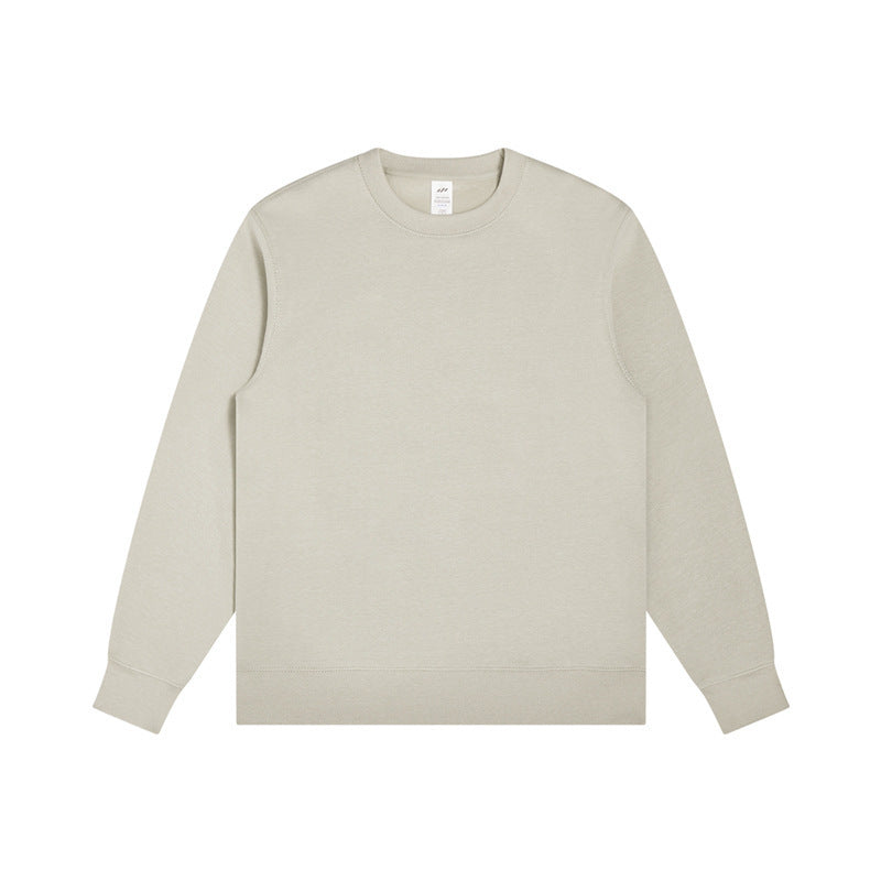 Unisex Minimalistisches Baumwoll-Sweatshirt mit Rundhals, Rippbündchen & Relaxed Fit Shop Nory