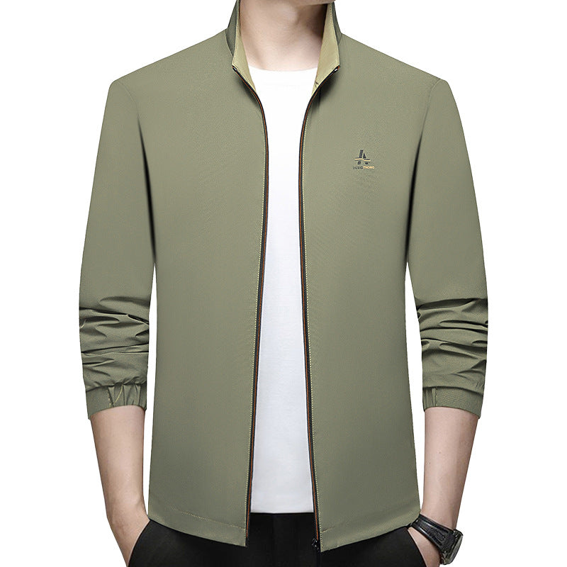 Herren Feldjacke mit Kontrast-Einsätzen und Brust-Reißverschlusstasche Shop Nory