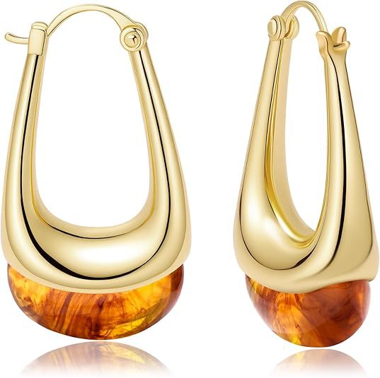 Damen Ohrhänger mit elegantem Tropfen-Design und luxuriösem Goldfinish Shop Nory