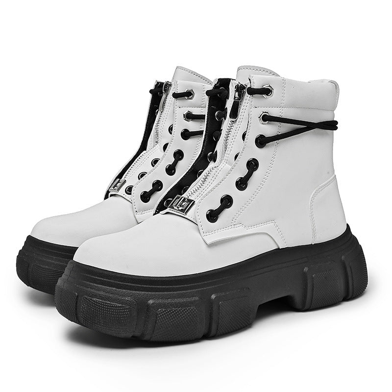 Damen robuste Combat Boots mit rutschfester Sohle und innovativem Schnürsystem