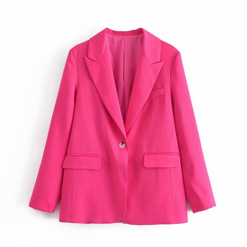 Damen Zweiteiliges Anzug-Set mit Oversized-Blazer und hochtaillierter Weitbein-Hose Shop Nory