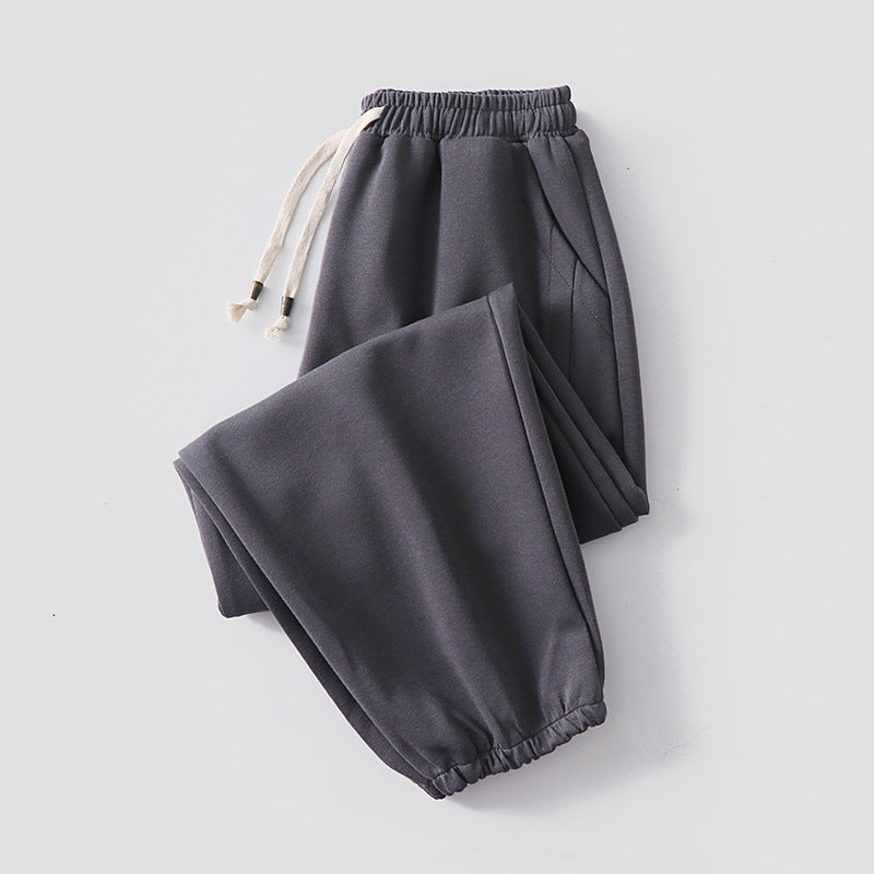 Damen Lässige Jogginghose aus weichem Baumwoll-Mix mit Tunnelzug und elastischen Knöchelbündchen Shop Nory