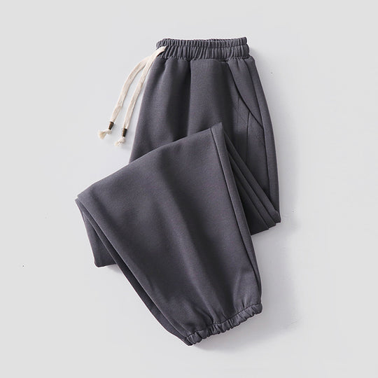 Damen Lässige Jogginghose aus weichem Baumwoll-Mix mit Tunnelzug und elastischen Knöchelbündchen Shop Nory