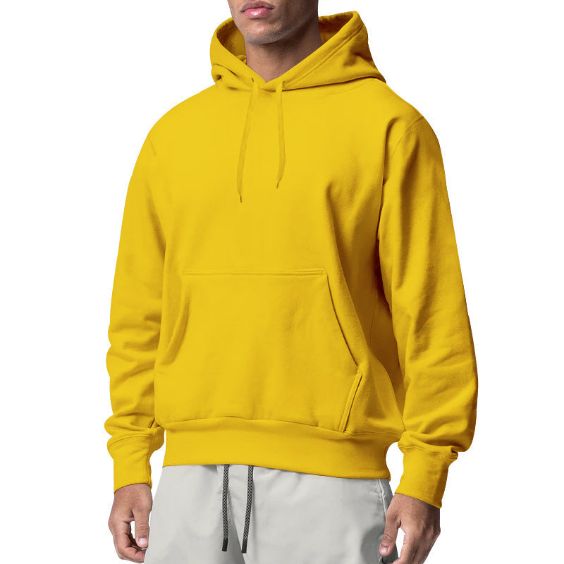 Herren Kapuzenpullover aus komfortablem Sweatstoff mit praktischer Kängurutasche