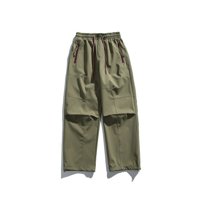 Herren Cargo-Hose mit elastischem Bund, Knie-Paneelen und Reißverschluss-Saum Shop Nory